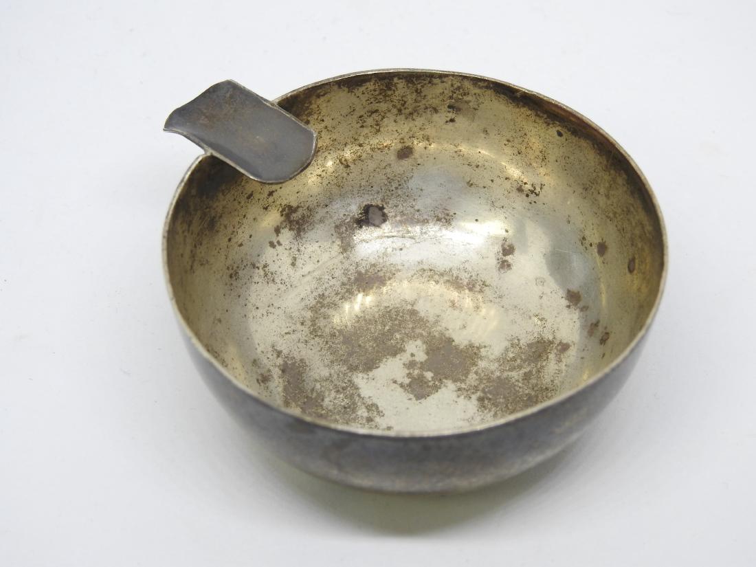 Vintage Maciel Mexico Hand Stamped Sterling Silver: Vintage Maciel Mexico Hand Stamped Sterling Silver Ashtray Roses 47.2 G