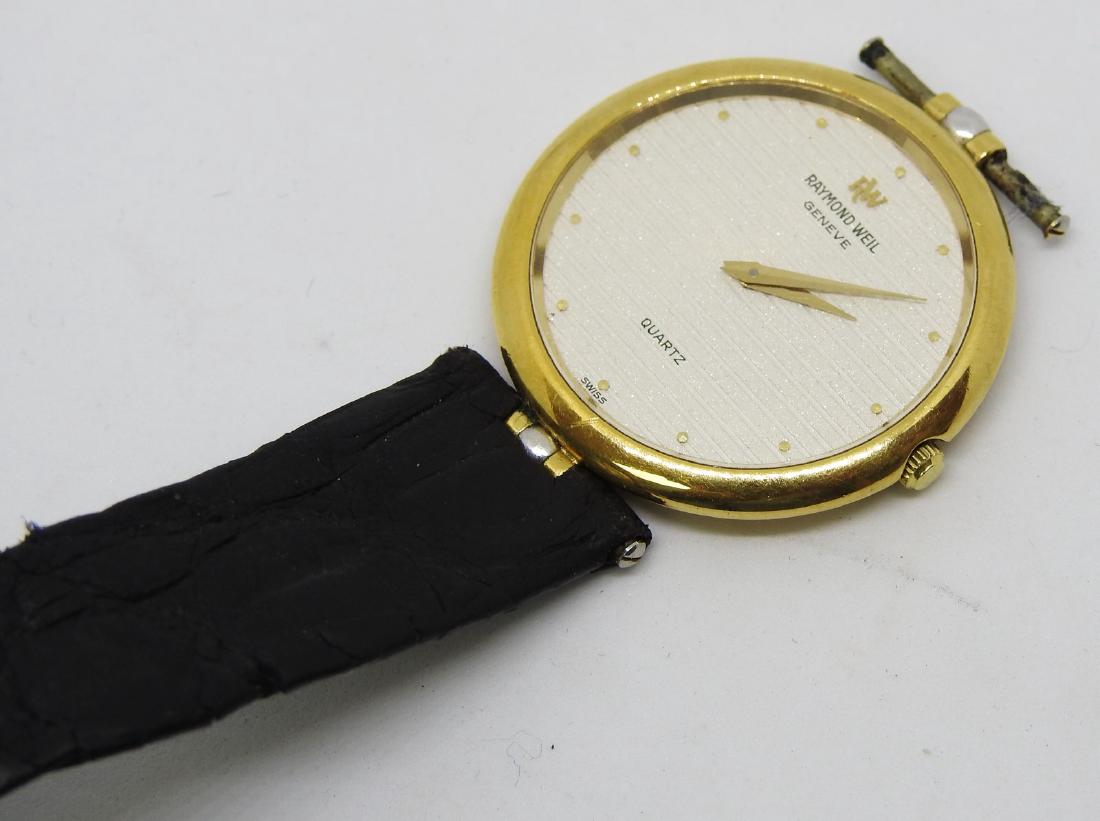 RAYMOND WEIL MENS GOLD PLATED WATCH (1 of 3)