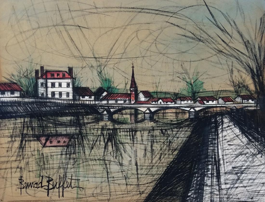 Watercolor And Ink On Paper Signed Bernard Buffet (1 of 1)