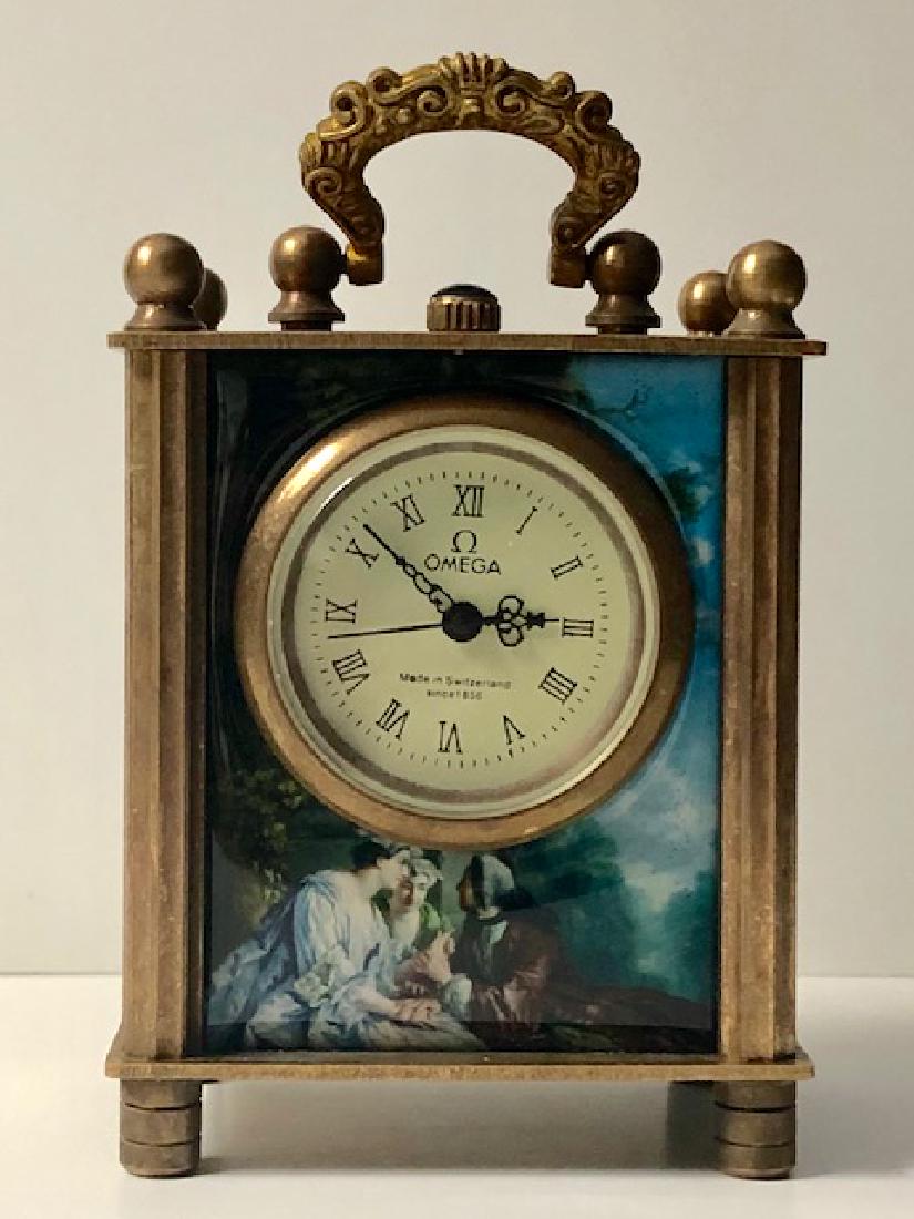 Vintage Swiss OMEGA Mini Elegant Carriage Clock: Working Perfectly - See all Photos