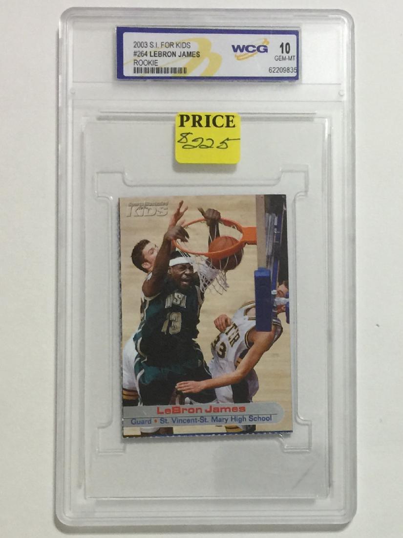 Gem Mint 10 LEBRON JAMES Rookie Basketball Card: 2003 Rookie Card