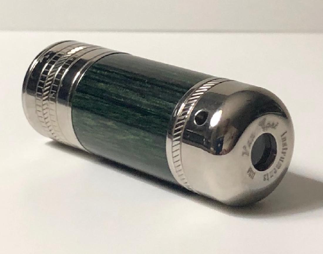 Rare Signed VAN CORT Tiger’s Eye Pocket Kaleidoscope: Awesome Piece – Works and Looks Perfect – See all Photos