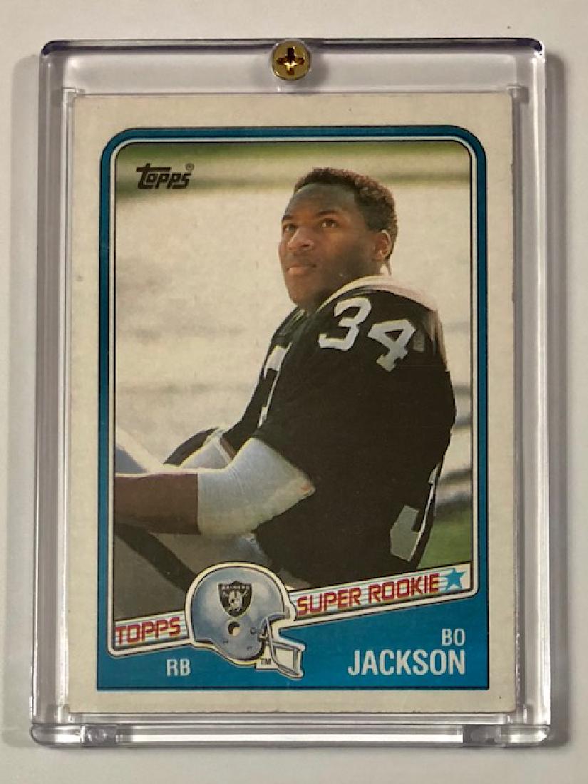 Mint BO JACKSON Topps Rookie Football Card: ROOKIE