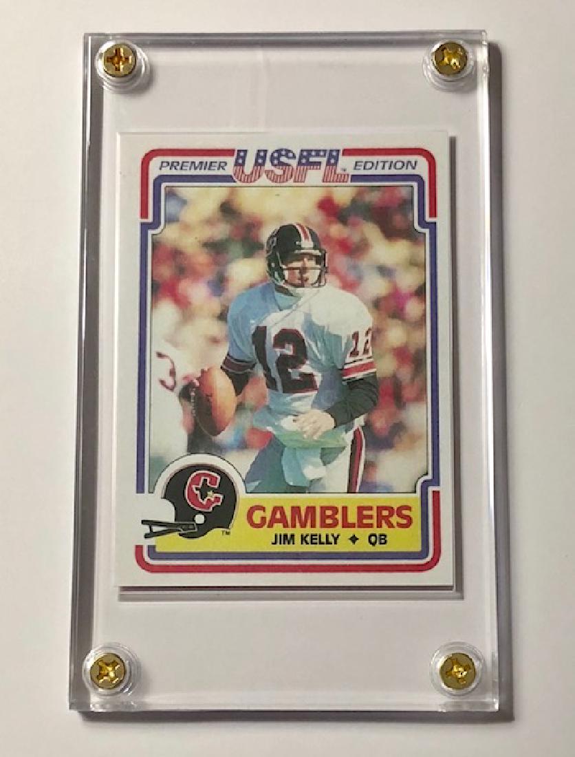 1984 Topps USFL – JIM KELLY Rookie Football Card: ROOKIE