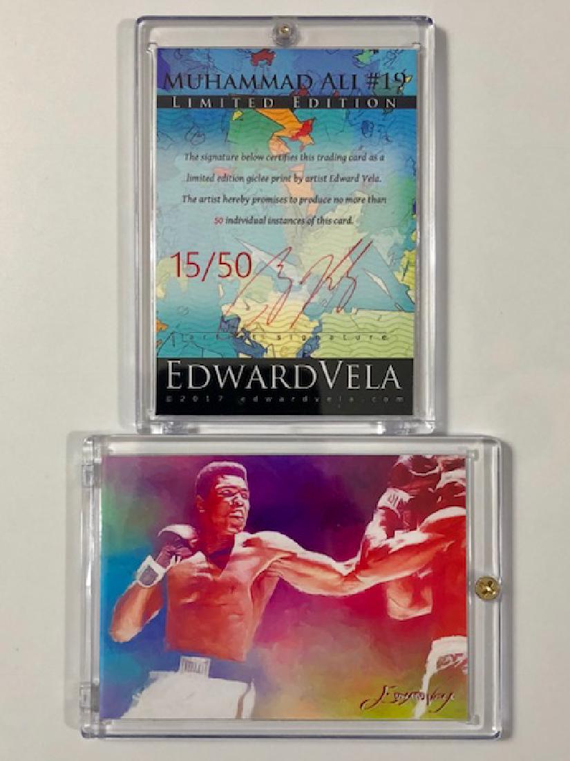 Rare MUHAMMAD ALI Hand Signed by Artist Trading Card: #15 of ONLY 50 Produced
