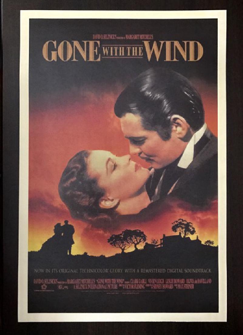 Gone with the Wind Movie Theater Lobby Card Poster: O’Hara & Butler Classic - 12” x 18” – Print Date Unknown