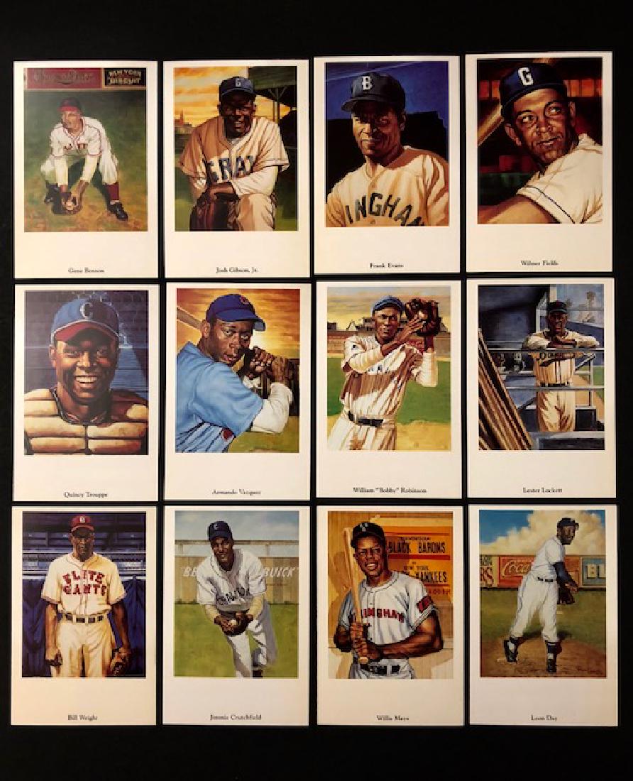 Lot of 12 Black Americana Negro League Baseball: Lot of 12 (Willie Mays)
