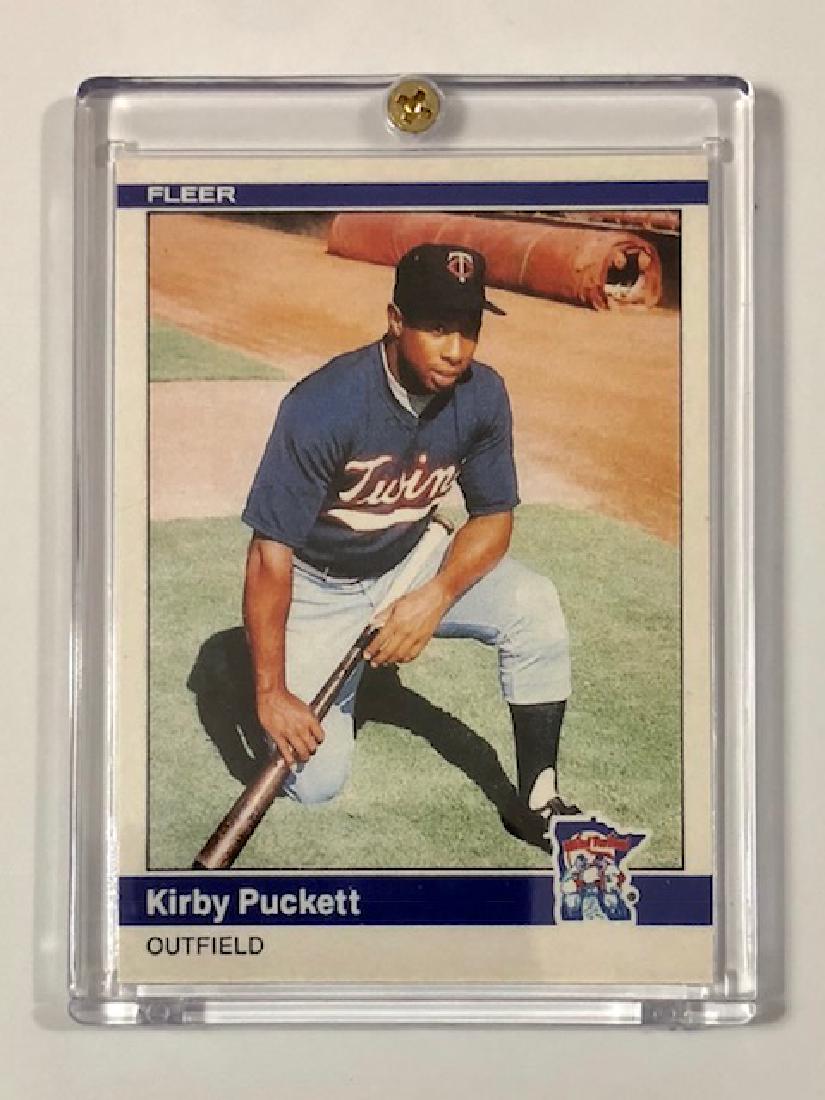 Mint 1984 Fleer Update KIRBY PUCKETT Rookie Baseball: ROOKIE