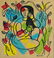 GOUACHE AND INK ON PAPER SIGNED F LEGER