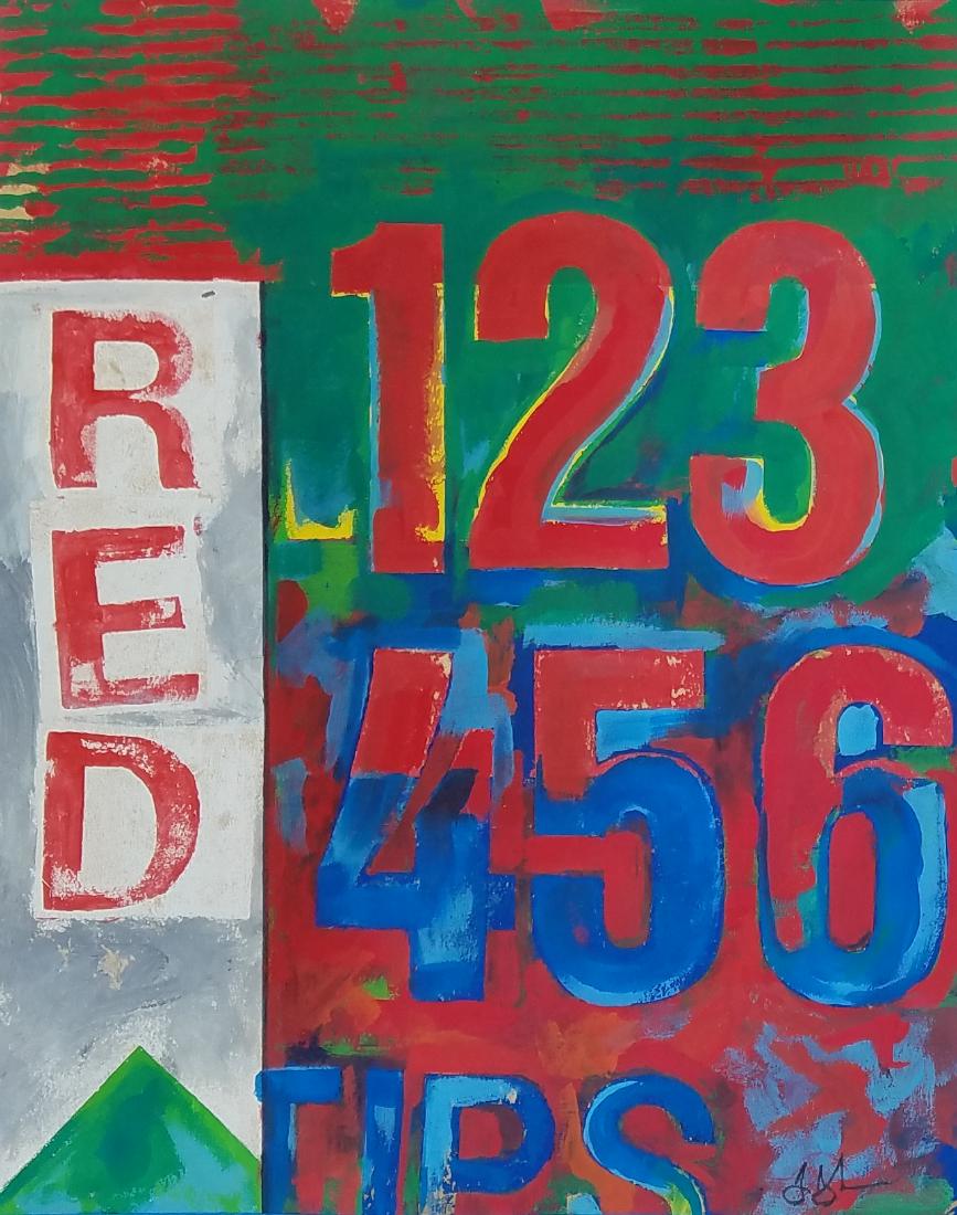 J JOHNS MIXED MEDIA ON PAPER (1 of 1)