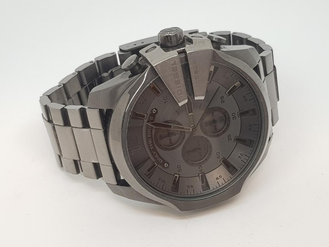 DIESEL DZ4282 Mens Watch 51mm Mega Chief Chronograph: EXCELLENT CONDITION