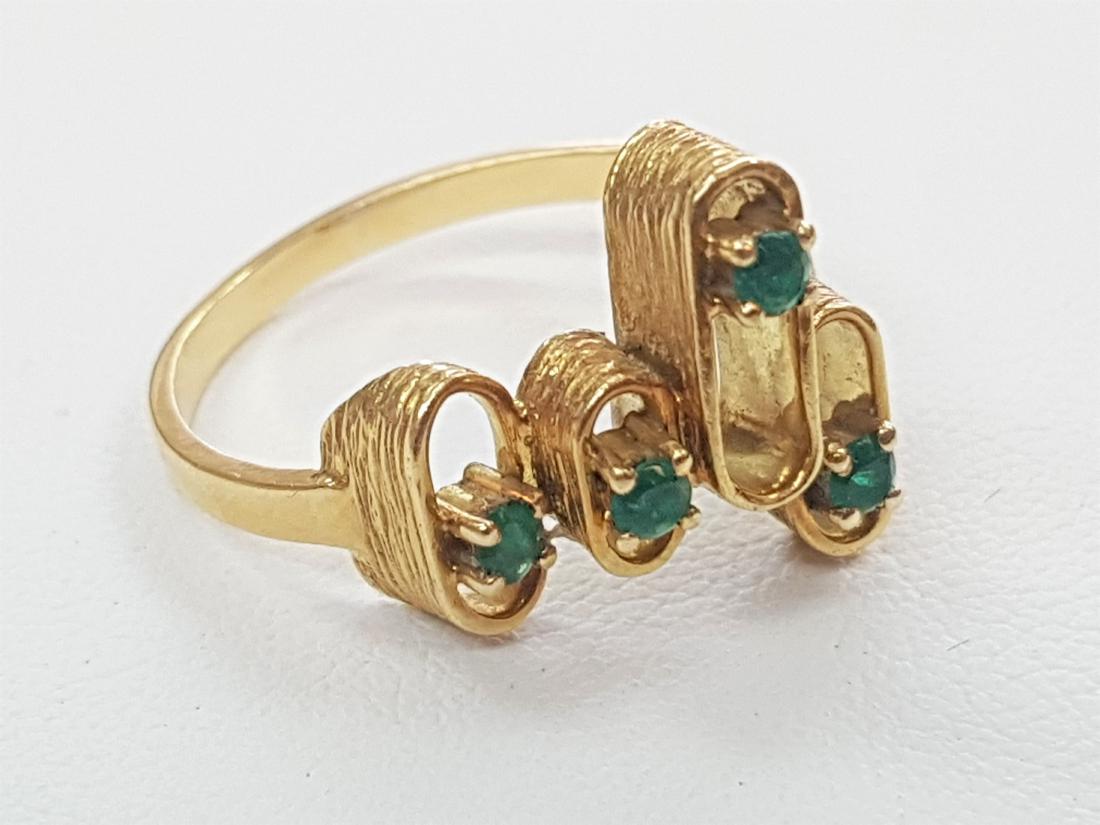 LARGE 18K EMERALD RING (1 of 1)