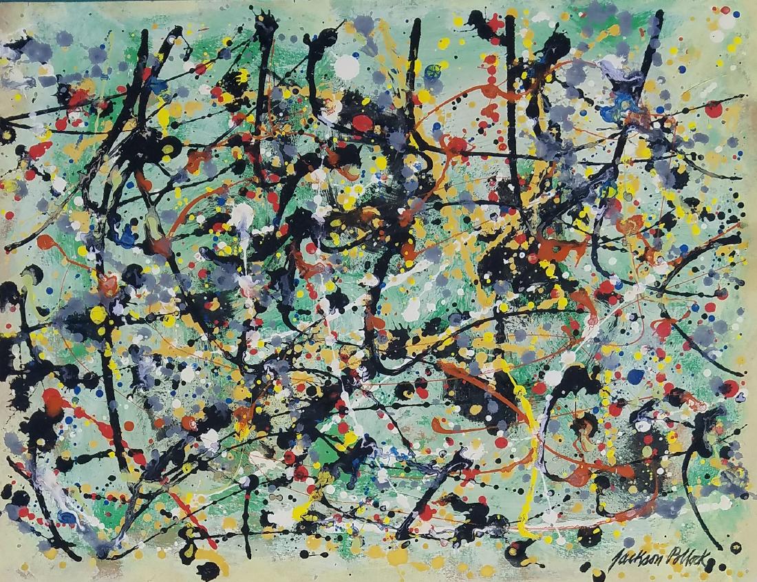 Jackson Pollock (ATTRIB.) MIXED MEDIA (1 of 1)