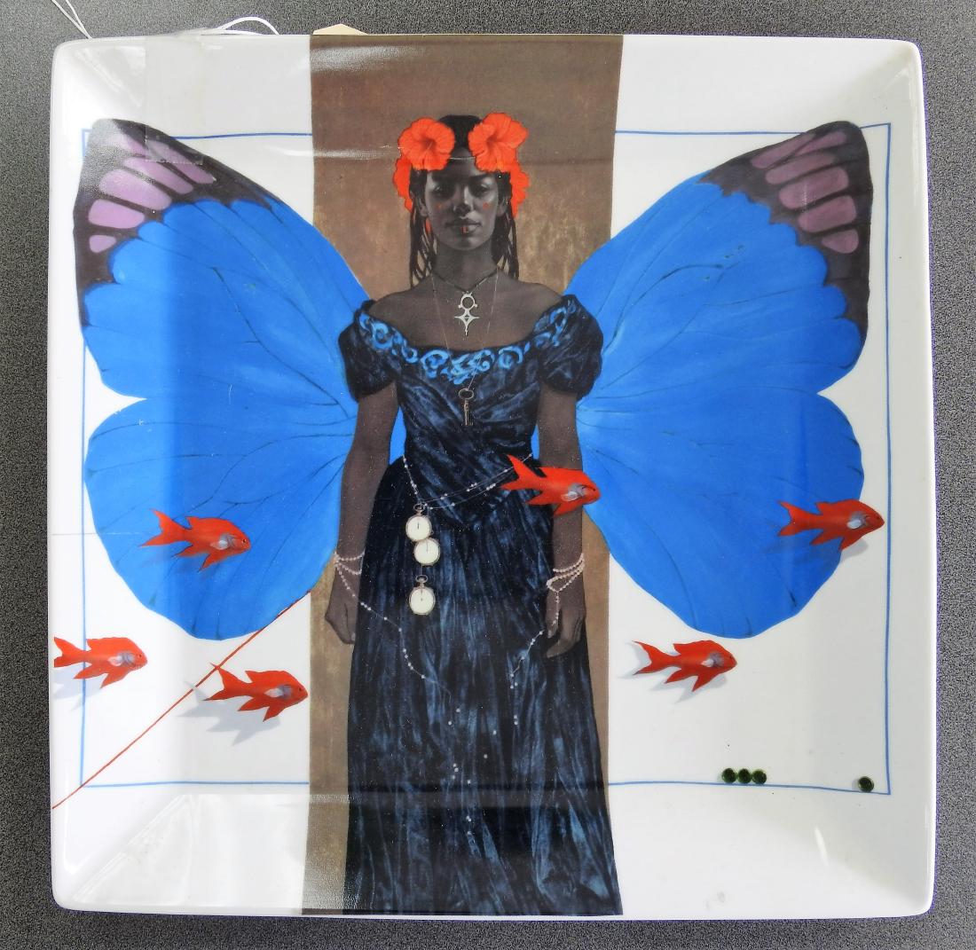 ARTE DE CAFÉ JORGE SEVERINO PORCELAIN PLATE (1 of 2)