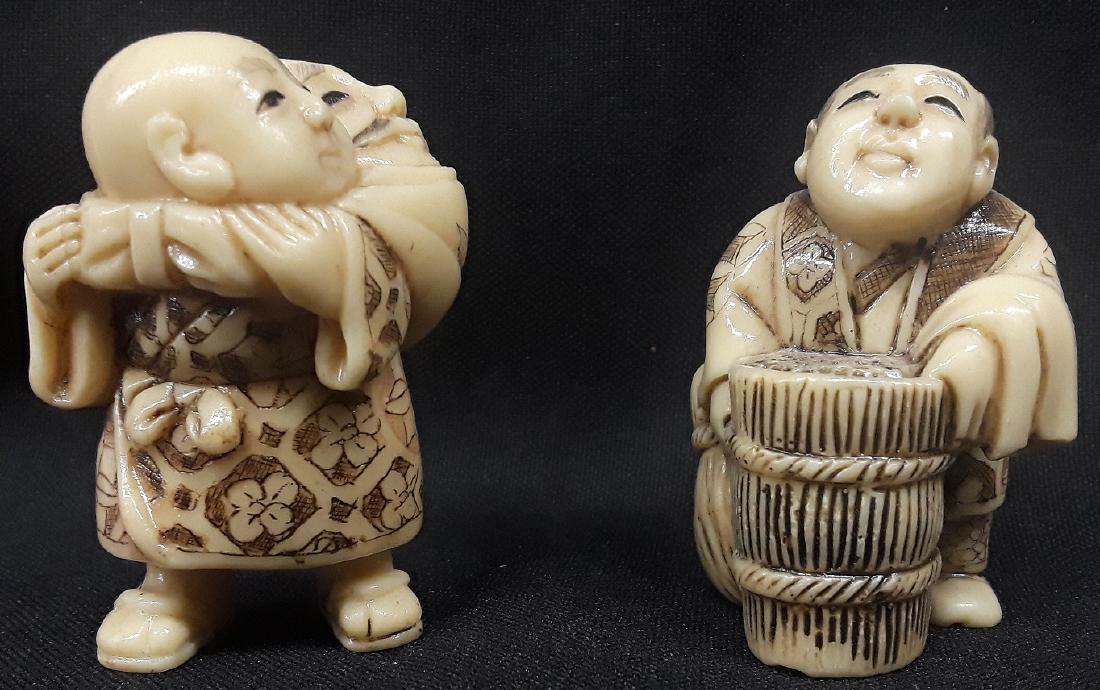 Lot of 2 Vintage Netsukes (1 of 1)