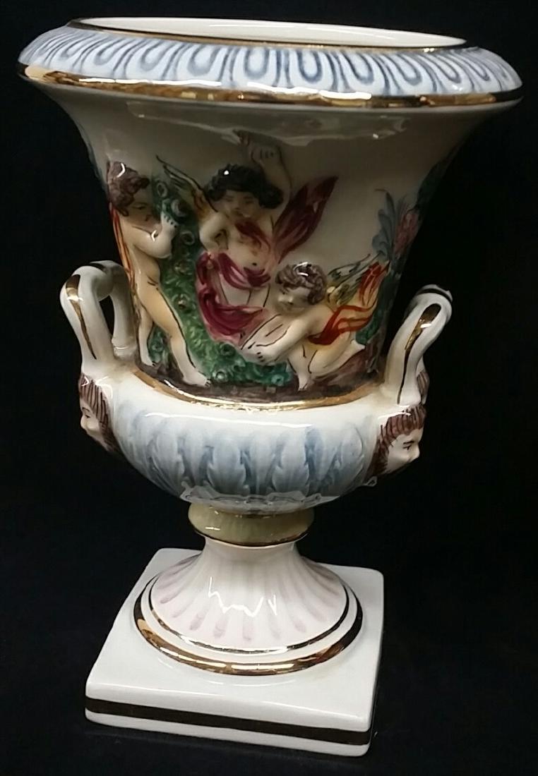 Vintage Capodimonte Italian Porcelain Urn