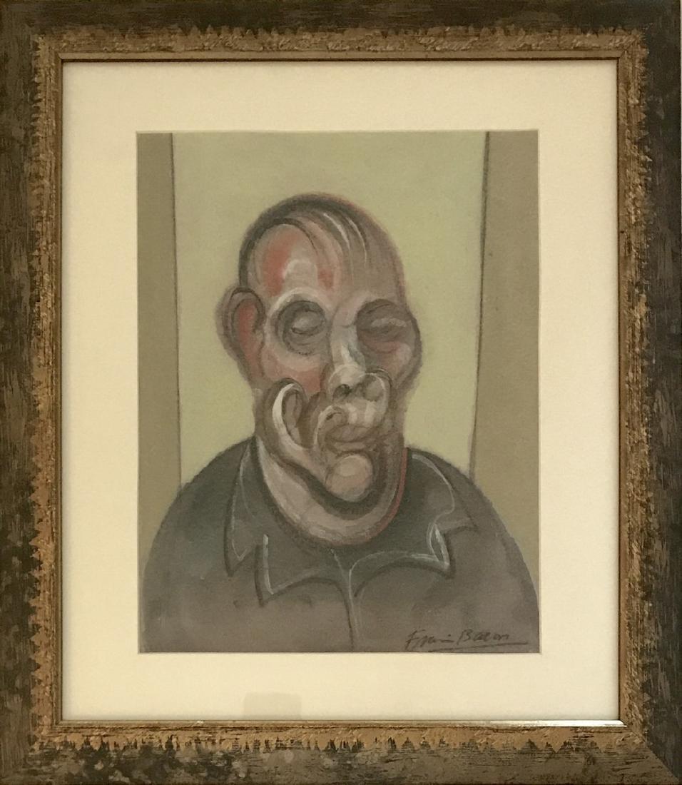 GOUACHE ON PAPER SIGNED FRANCIS BACON (1 of 3)