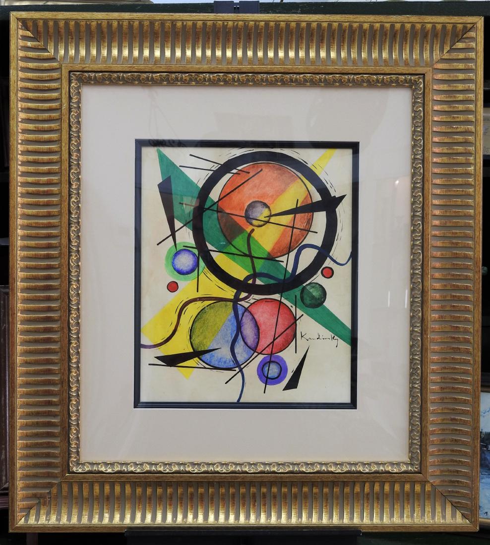 KANDINSKY MIXED MEDIA ON PAPER (1 of 3)