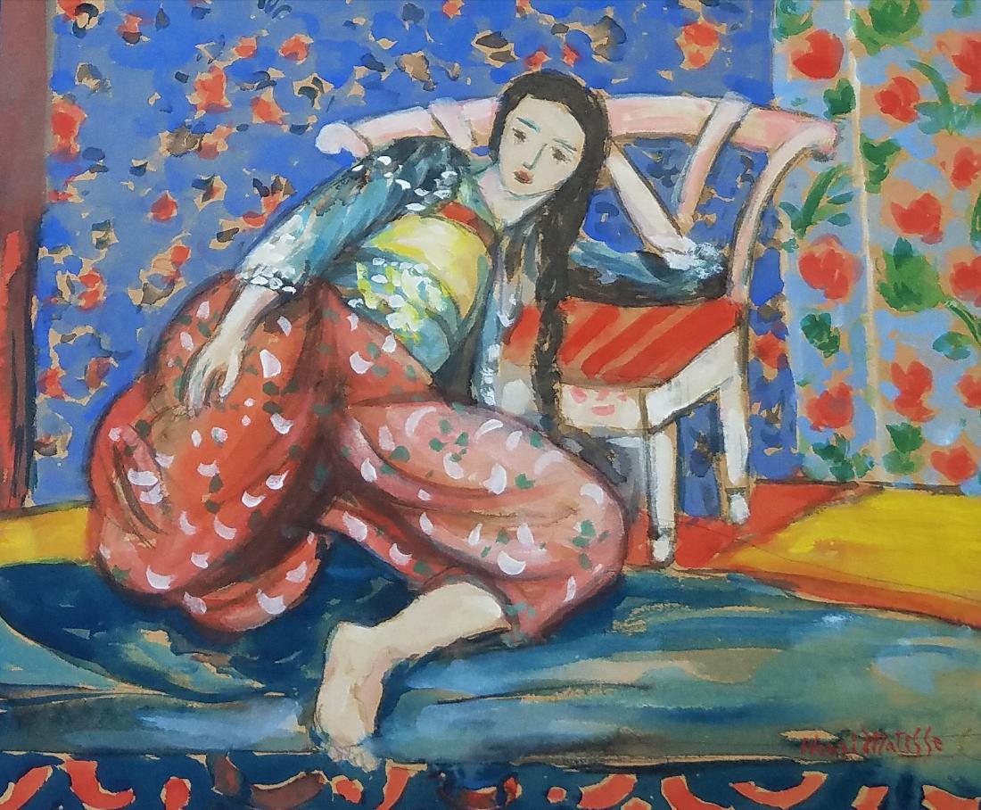 H Matisse watercolor on paper (1 of 1)