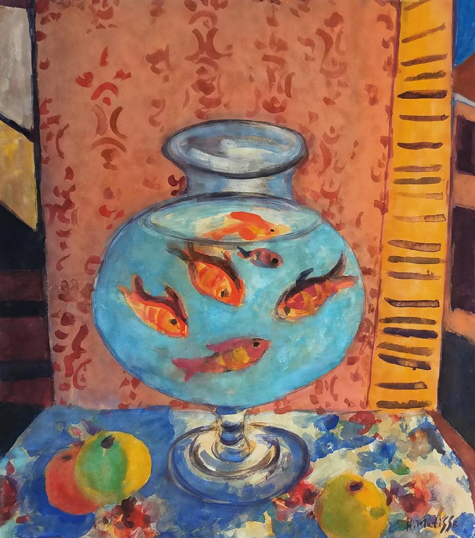 HENRY MATISSE (ATTRIBUTED TO) WATERCOLOR ON PAPER (1 of 1)