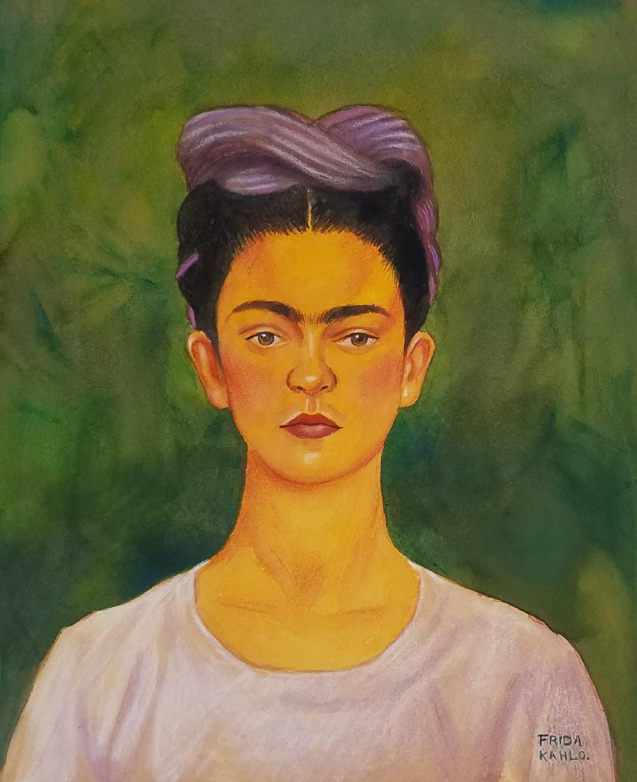 WATERCOLOR ON PAPER SIGNED FRIDA KHALO (1 of 1)