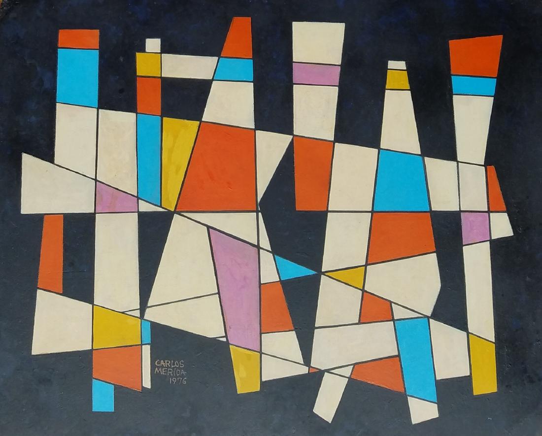 Carlos Merida GOUACHE ON MASONITE (1 of 1)