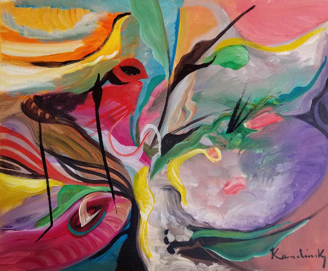 KANDINSKY MIXED MEDIA ON PAPER (1 of 1)