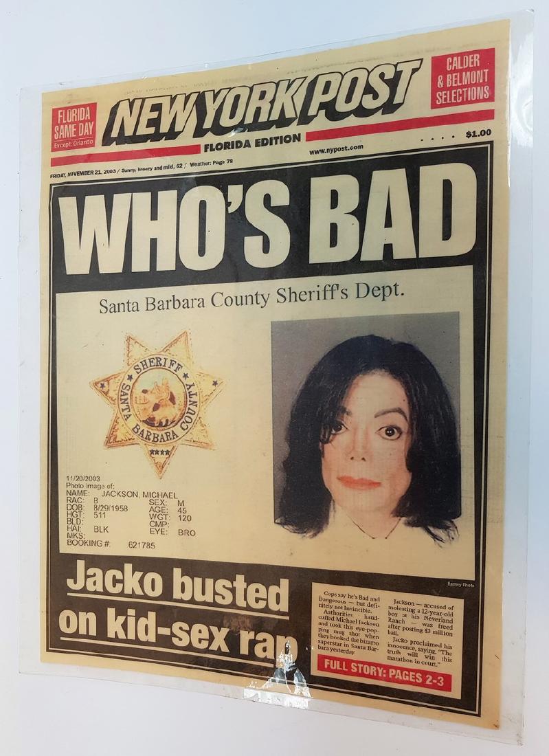 MICHAEL JACKSON VINTAGE NEWSPAPER (1 of 3)