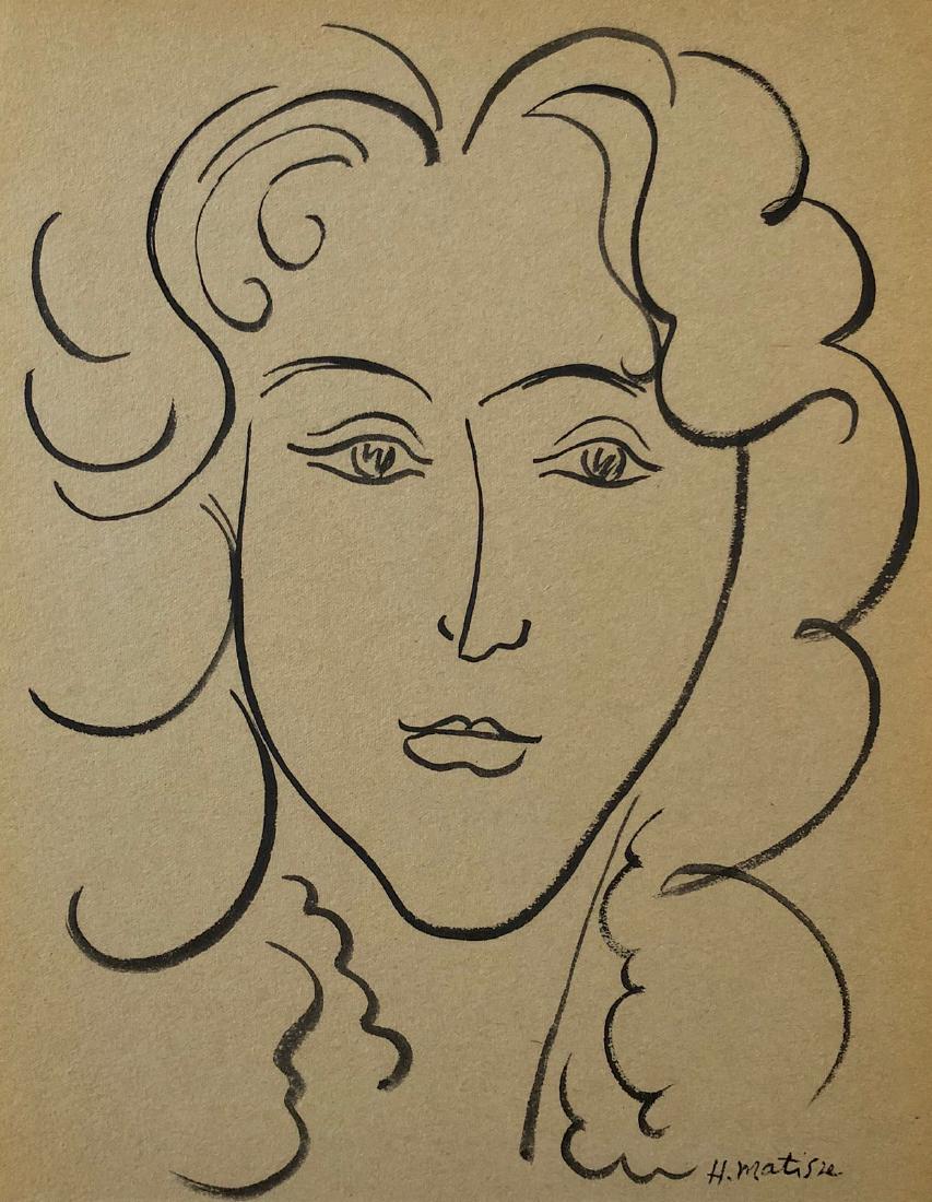 H MATISSE WATERCOLOR ON PAPER (1 of 2)