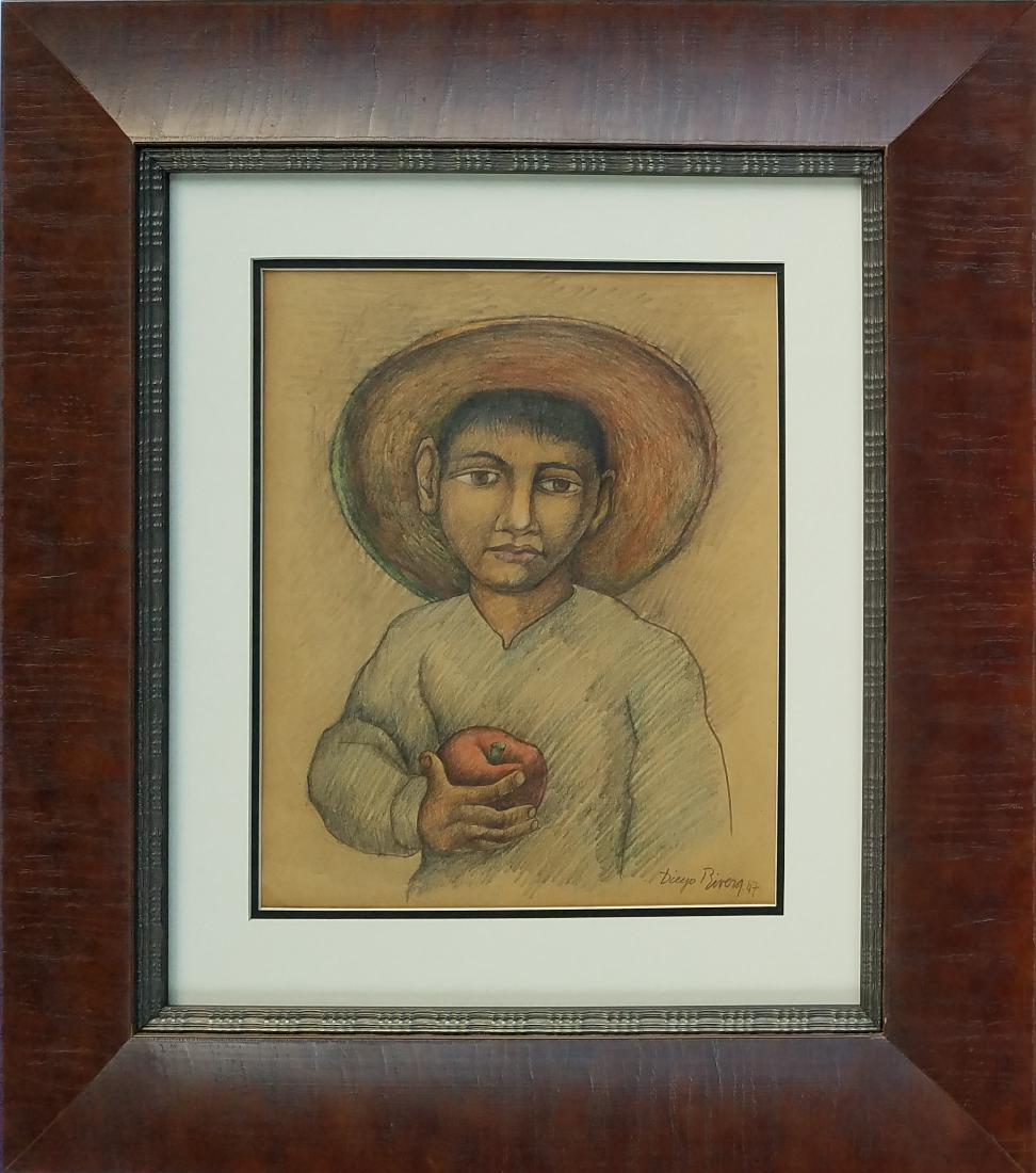 CRAYON ON PAPER Diego RiVera (1 of 2)