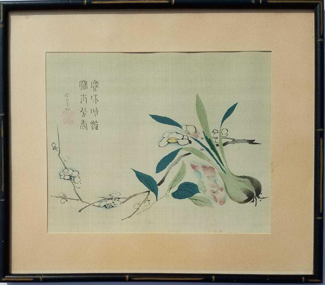 ANTIQUE CHINESE SIGNED WATERCOLOR PAINTING (1 of 1)