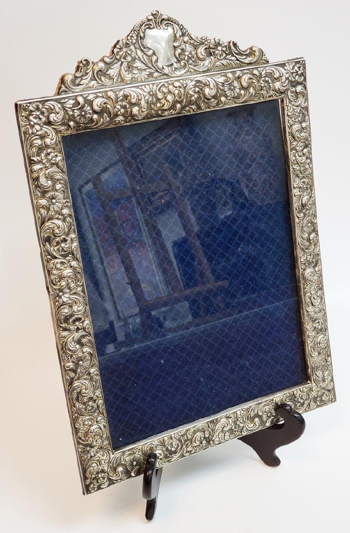 ANTIQUE STERLING SILVER PICTURE FRAME (1 of 1)