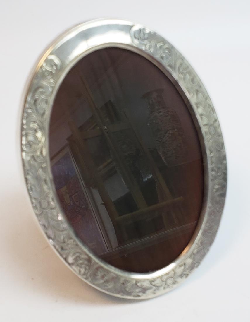 ANTIQUE STERLING SILVER PICTURE FRAME (1 of 2)