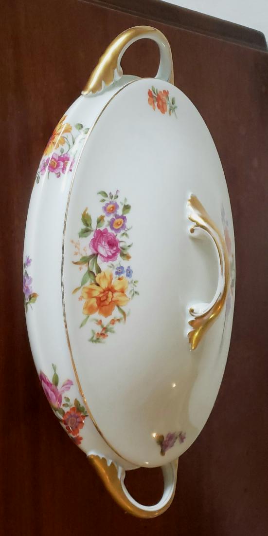 VINTAGE BOHEMIA LIMOGES PORCELAIN LIDDED SERVER (1 of 3)