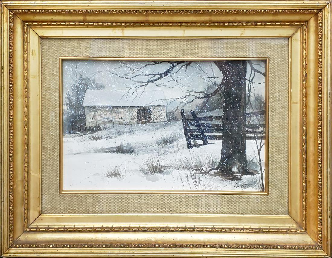 MANNER OF Andrew WYETH (1917-2009) WATERCOLOR ON PAPER: 7.75" X 11.75" EXCELLENT CONDITION