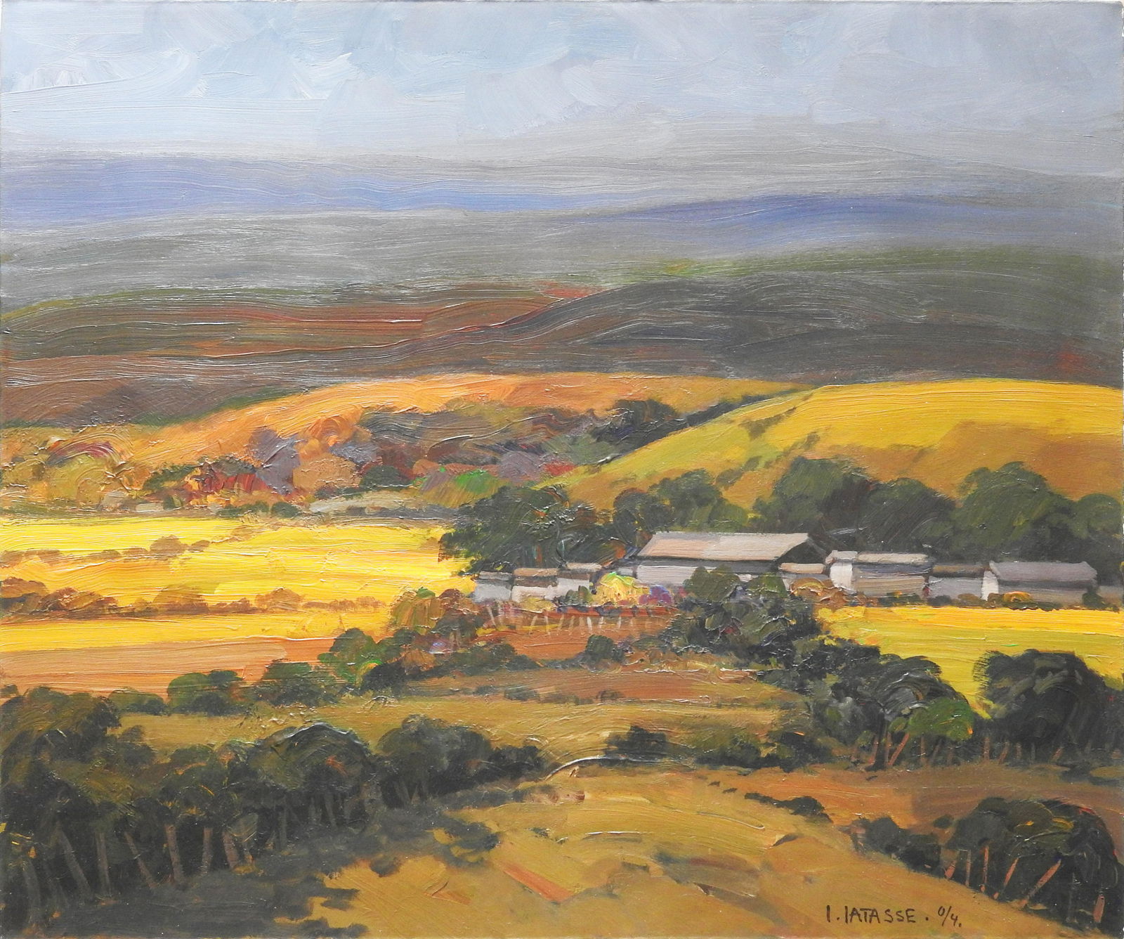 Carlos Catasse: Paisajes del Campo 39" x 47"