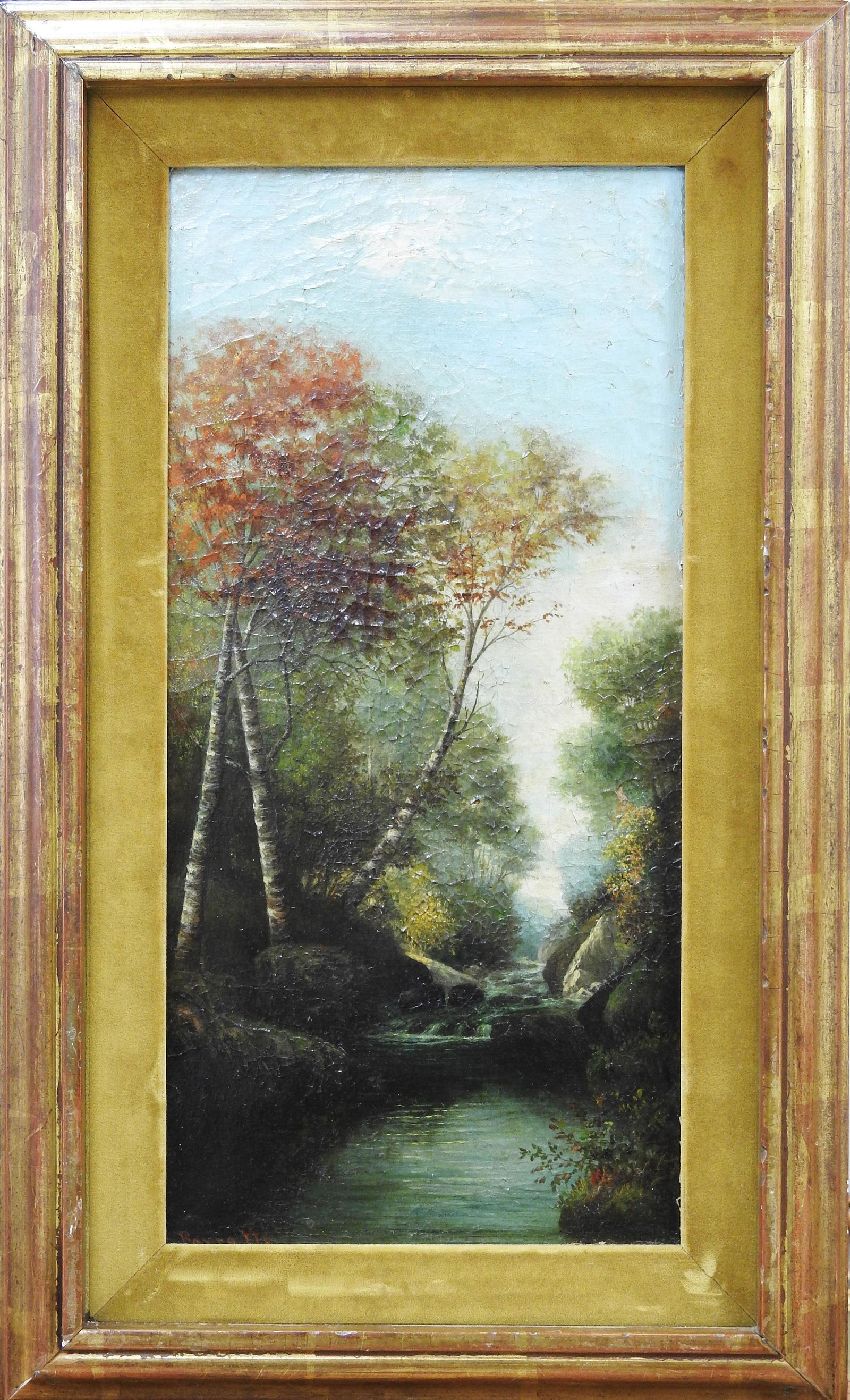 Giovanni Domenico FERRETTI (Attrib.) (1692-1766/69): OIL ON CANVAS 16.25" X 8"