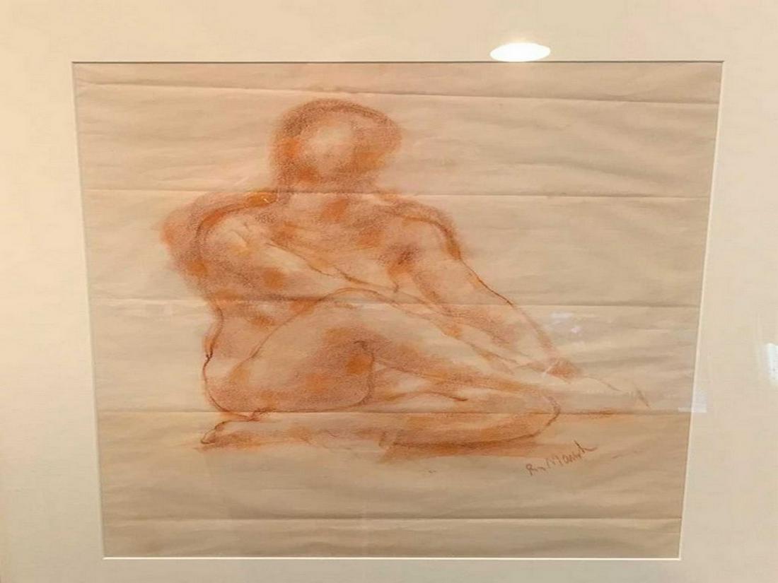 REGINALD MARSH 1898-1954: 28x23. Medium: pastel on paper Pastel on paper