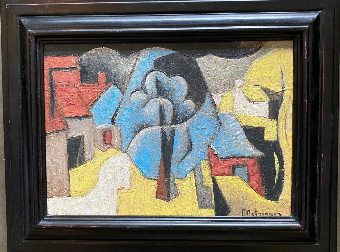 Jean METZINGER (Attrib.) (1883-1956) oil on canvas (1 of 4)