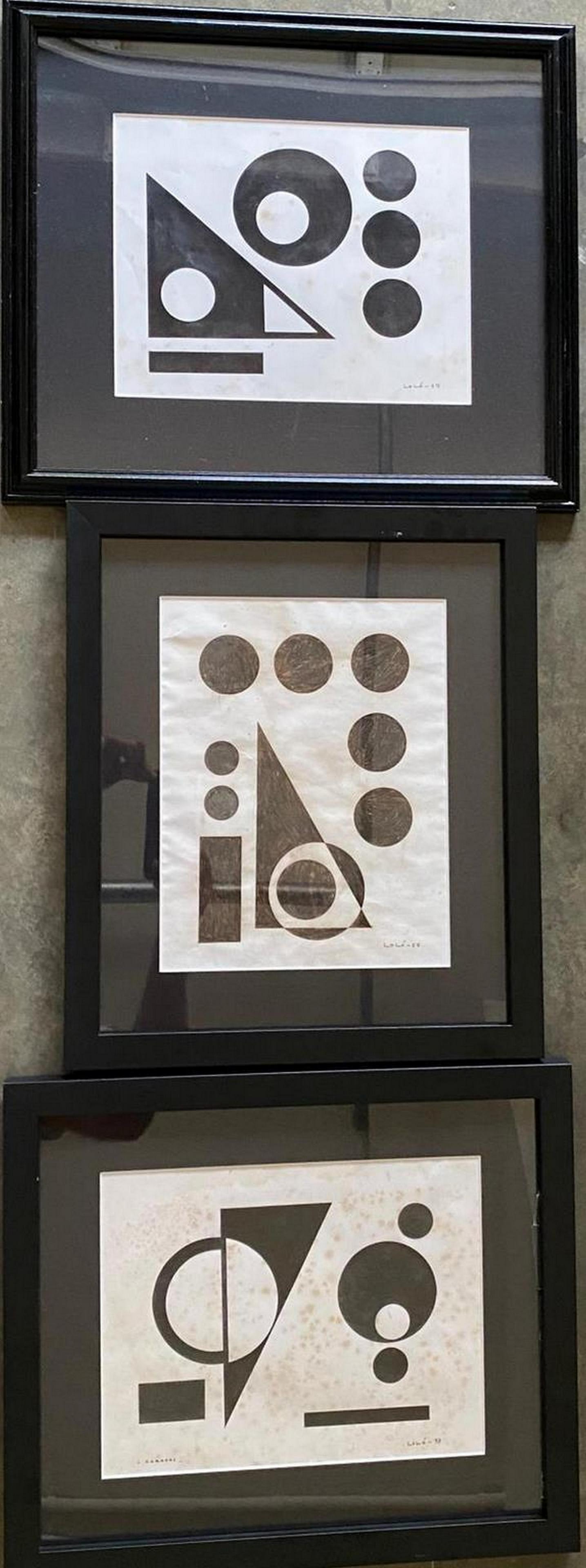 Lolo SOLDEVILLA (1901-1971) abstract compositions (1 of 5)