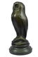 MILO OWL BIRD BRONZE SCULPTURE