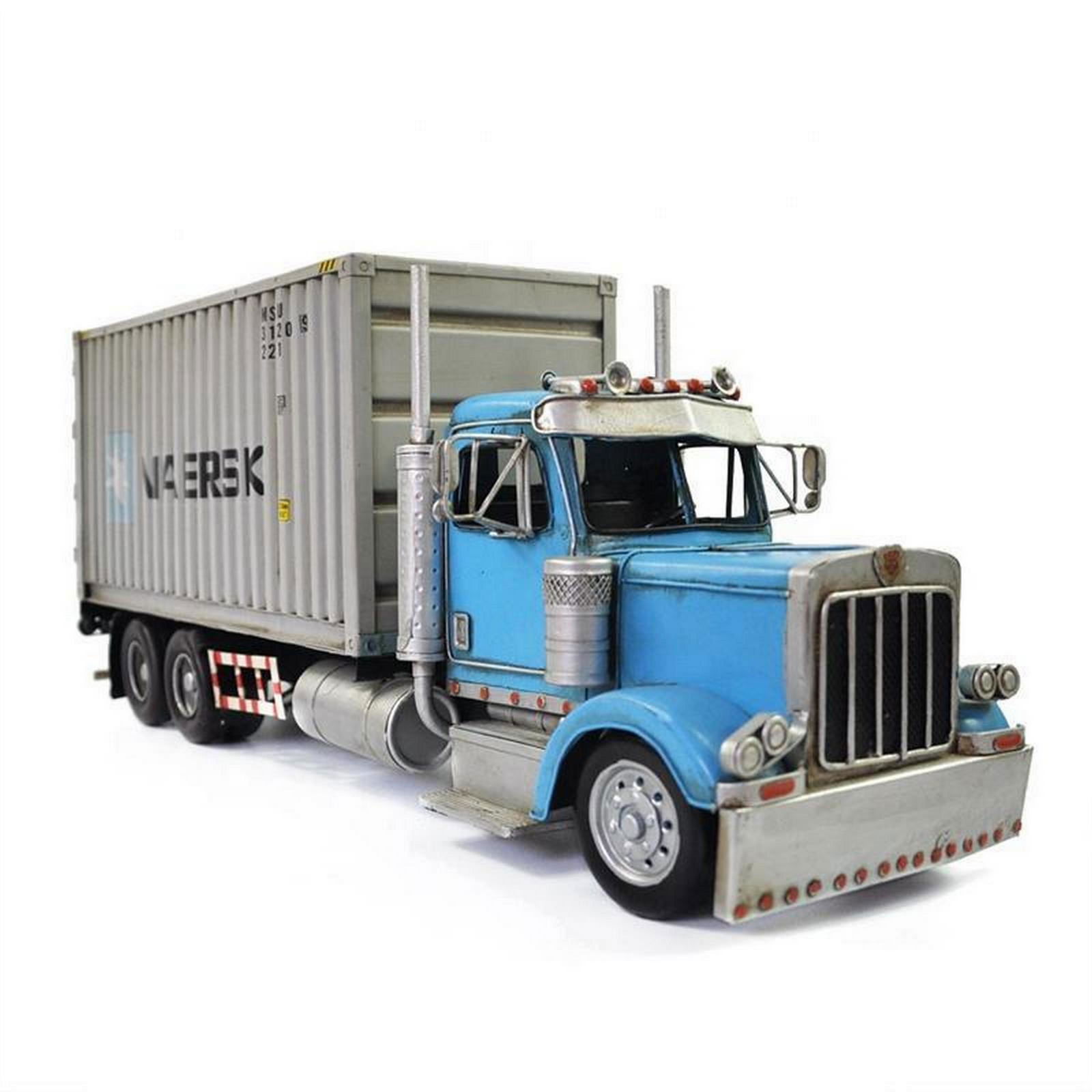 European Tractor Truck and Trailer Figurine (1 of 2)