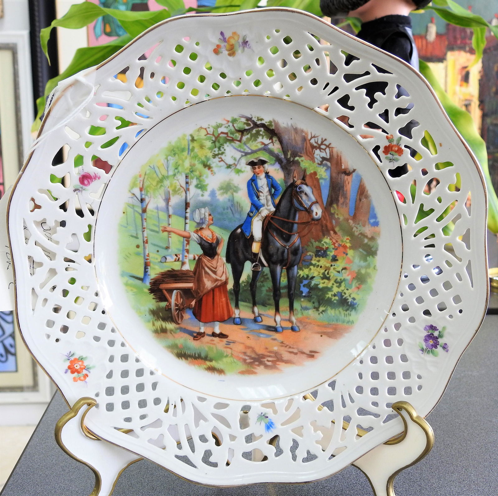 BAVARIA GERMANY VINTAGE PORCELAIN PLATE (1 of 2)