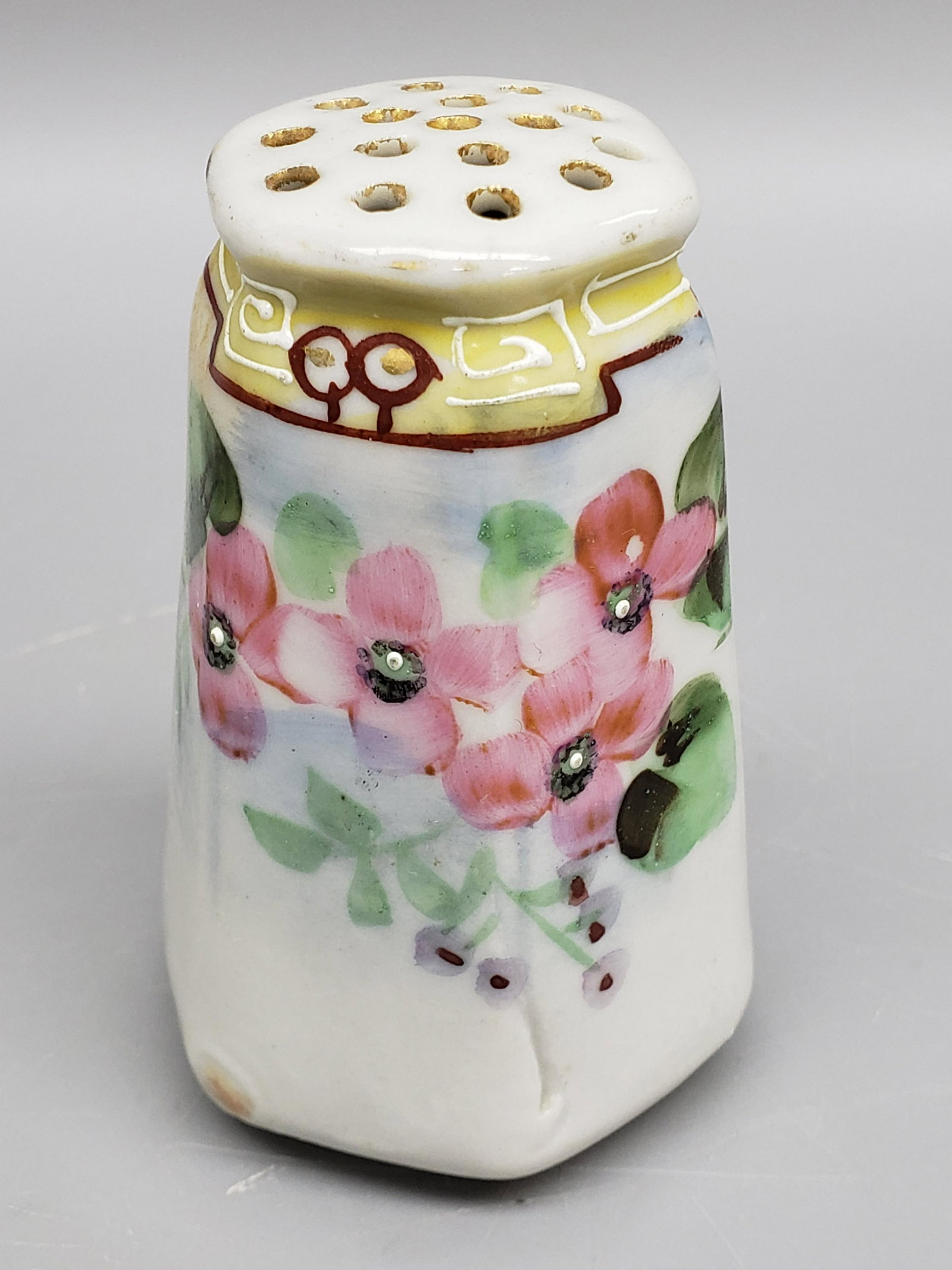 Antique Hand painted or pepper shaker: Salt of shaker pepper