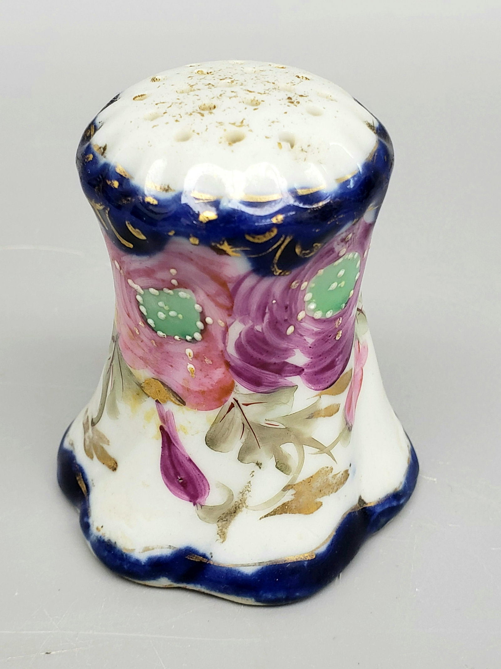 Antique Hand painted or pepper shaker: Salt of shaker pepper