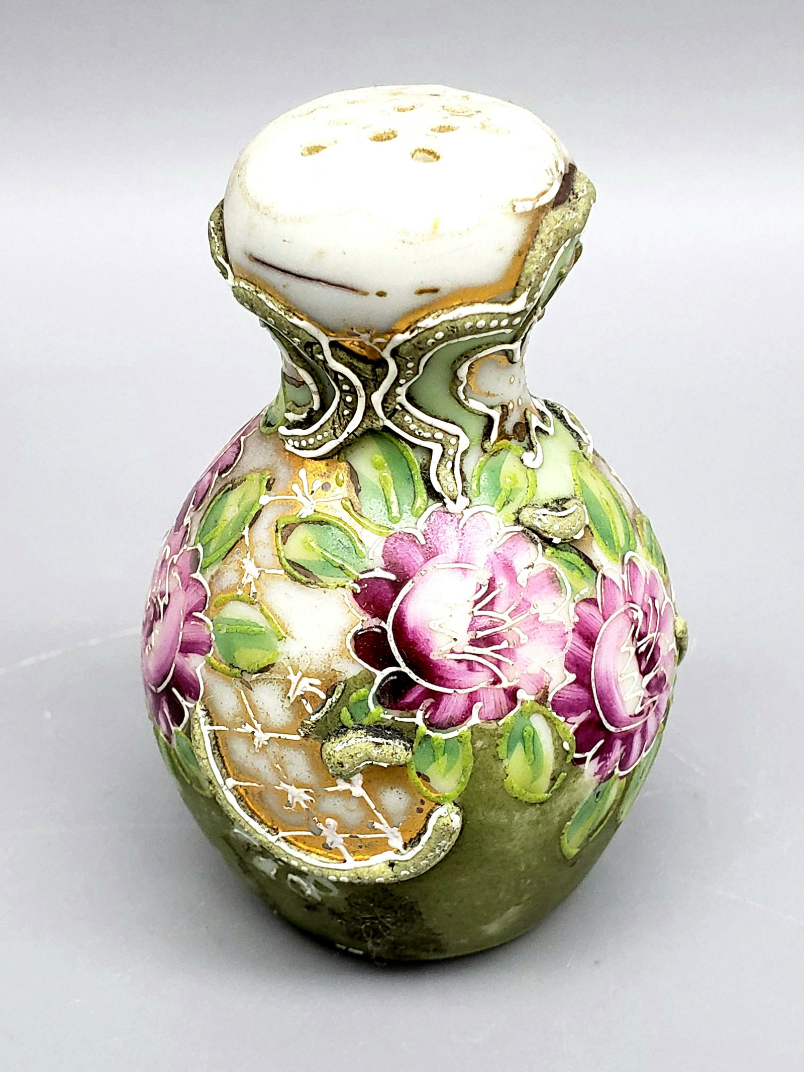 Antique Hand painted or pepper shaker: Salt of shaker pepper