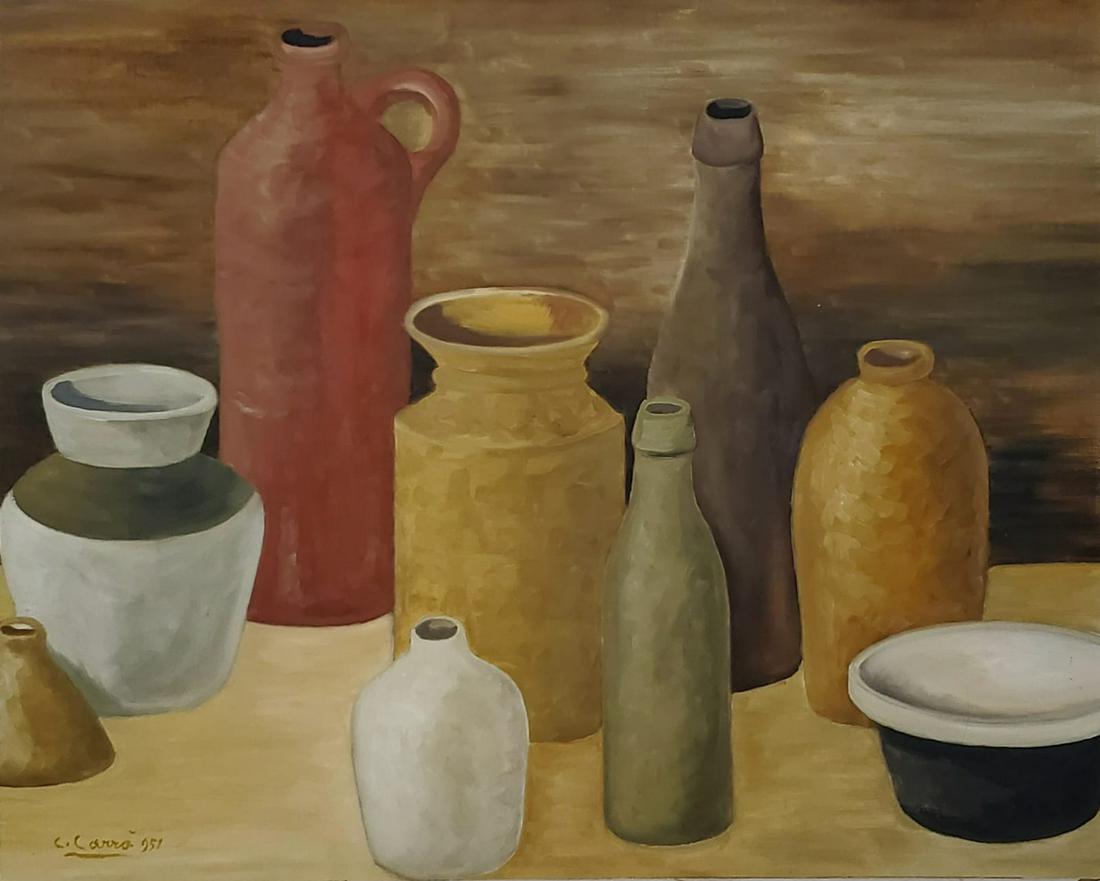 Carlo Carra oil on canvas (1 of 2)