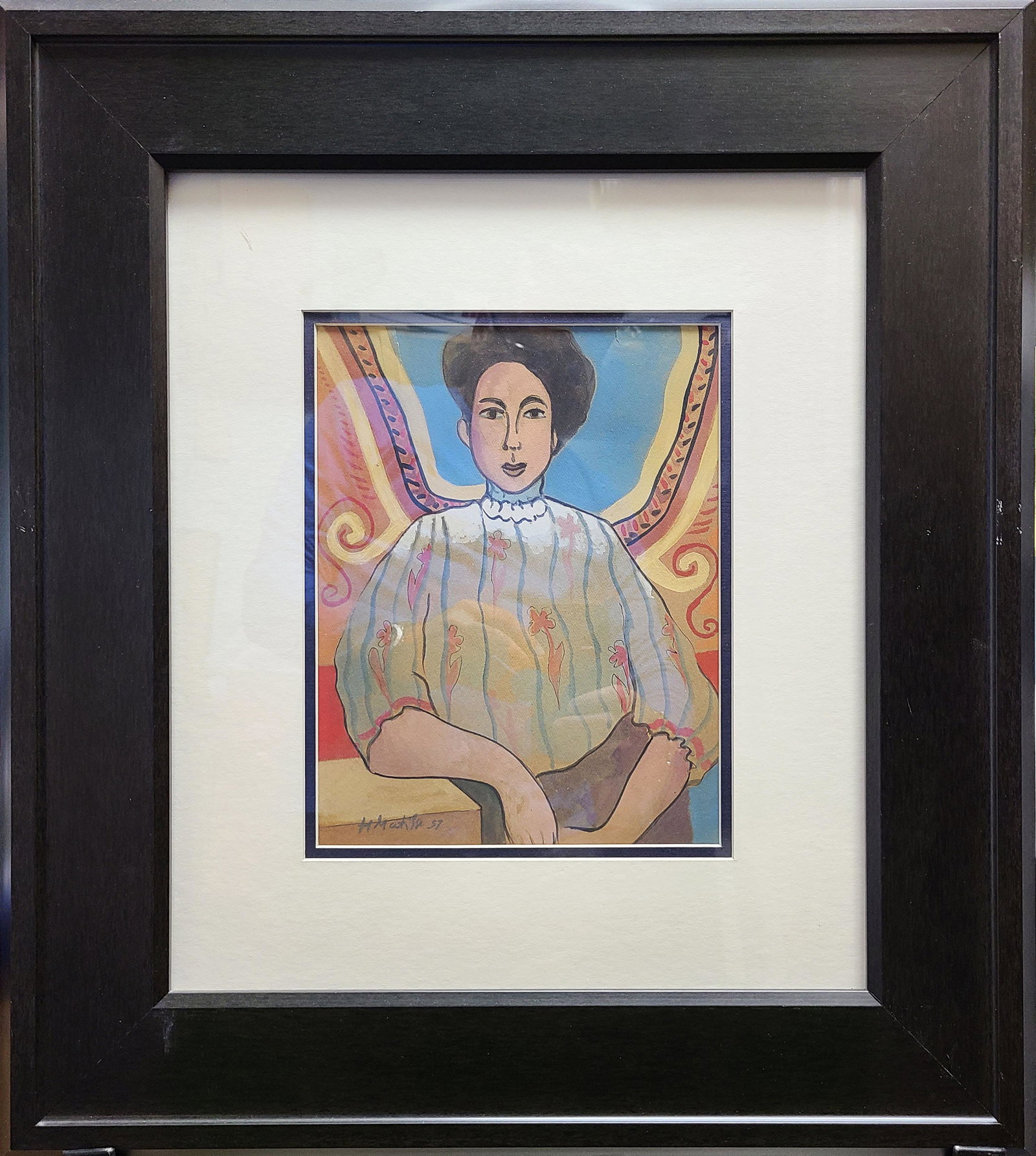 H. Matisse mixed media on paper (1 of 2)