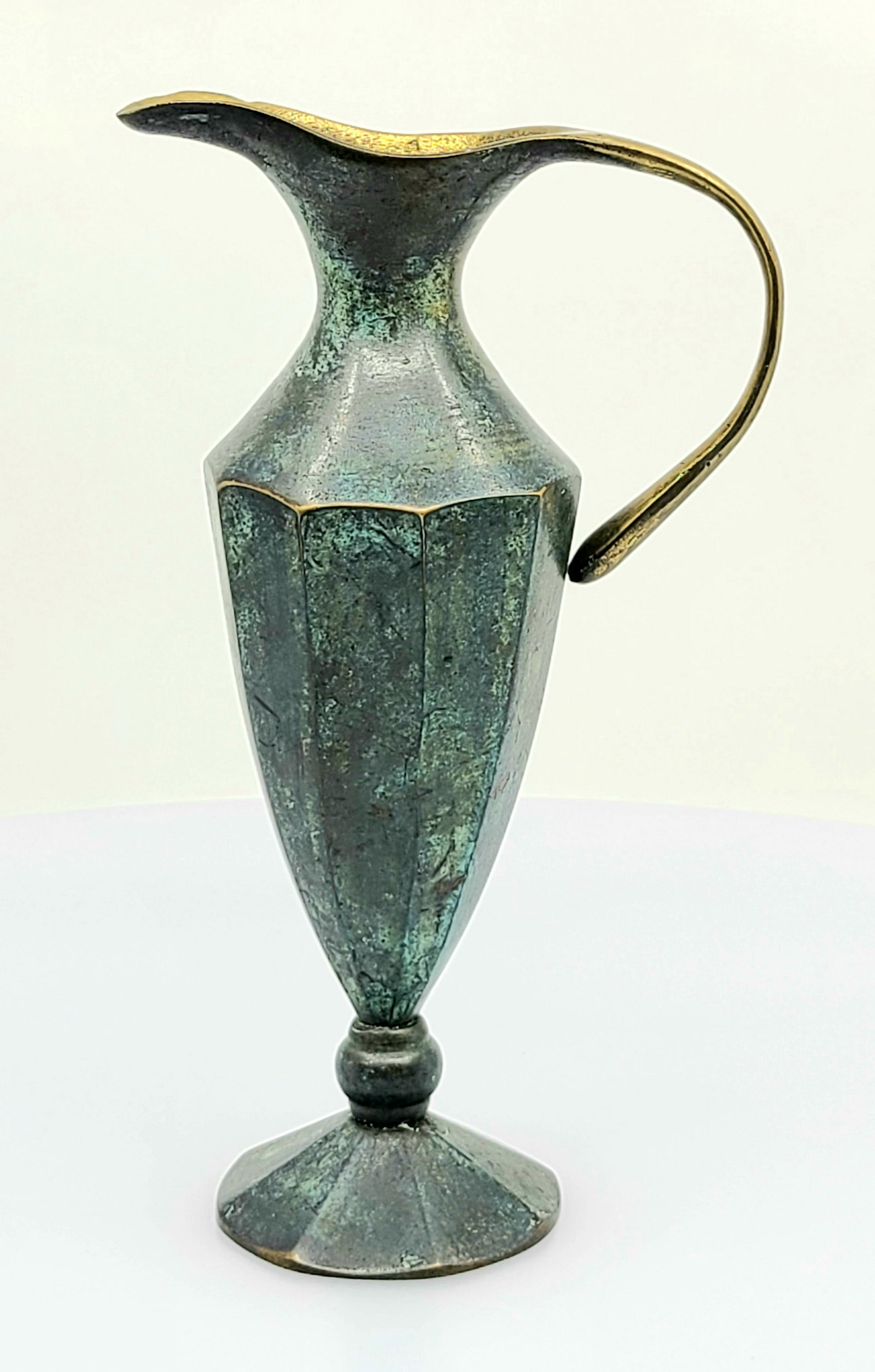 Pal Bell vintage bronze water vase: 6.75" x 4" x 2" excellent condition