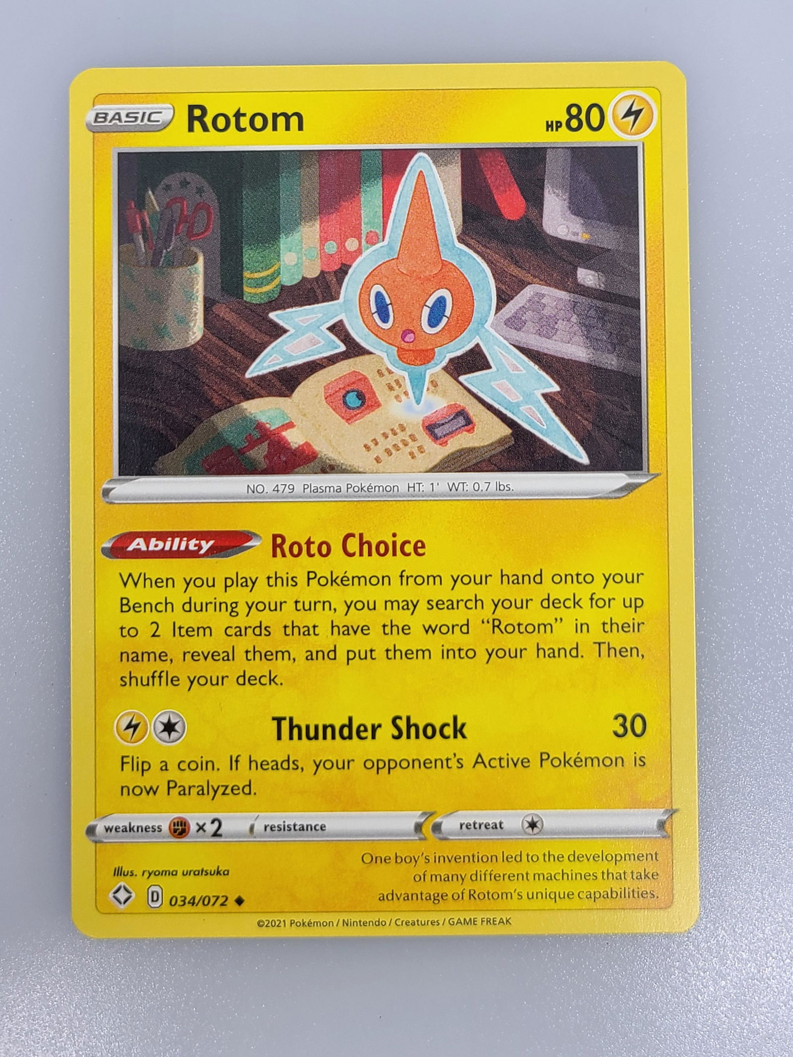 Rotom Pokemon Card` (1 of 1)
